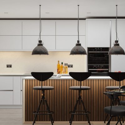 Simply Carrara Flower 20mm & 30mm - Quartz Worktop - 1m Worktops