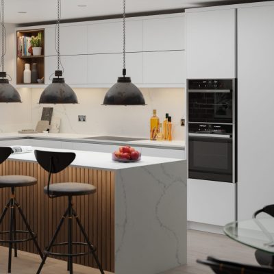 Simply Sorrento Grey 20mm & 30mm - Quartz Worktop - 1m Worktops