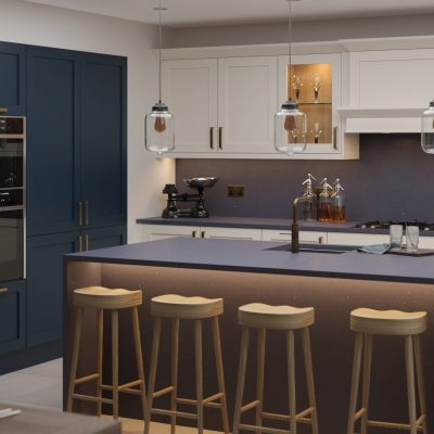 Simply Grey Sparkle 20mm & 30mm - Quartz Worktop - 1m Worktops