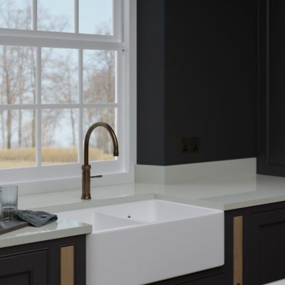 Simply White Shimmer 20mm & 30mm - Quartz Worktop - 1m Worktops