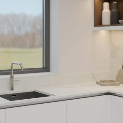 Simply Calacatta 20mm & 30mm - Quartz Worktop - 1m Worktops