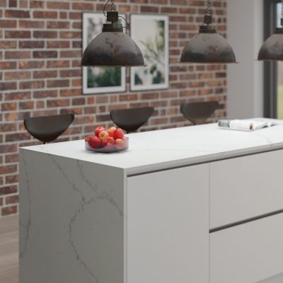 Simply Sorrento Grey 20mm & 30mm - Quartz Worktop - 1m Worktops