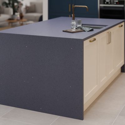 Simply Grey Sparkle 20mm & 30mm - Quartz Worktop - 1m Worktops