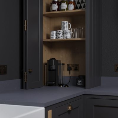 Simply Grey Shimmer 20mm & 30mm - Quartz Worktop - 1m Worktops