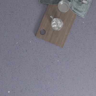 Grey quartz kitchen countertops