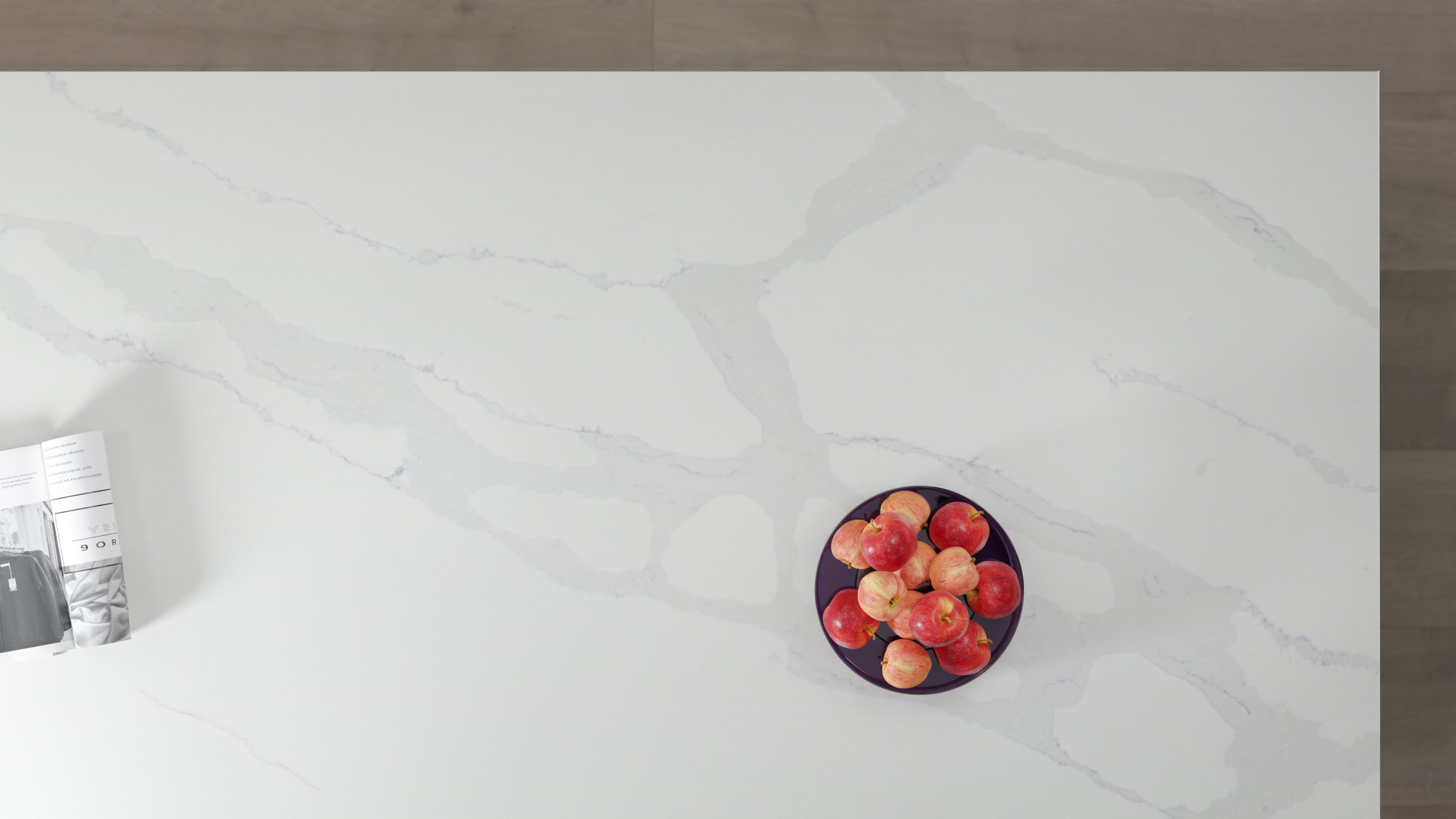Simply Calacatta 20mm & 30mm - Quartz Worktop - 1m Worktops