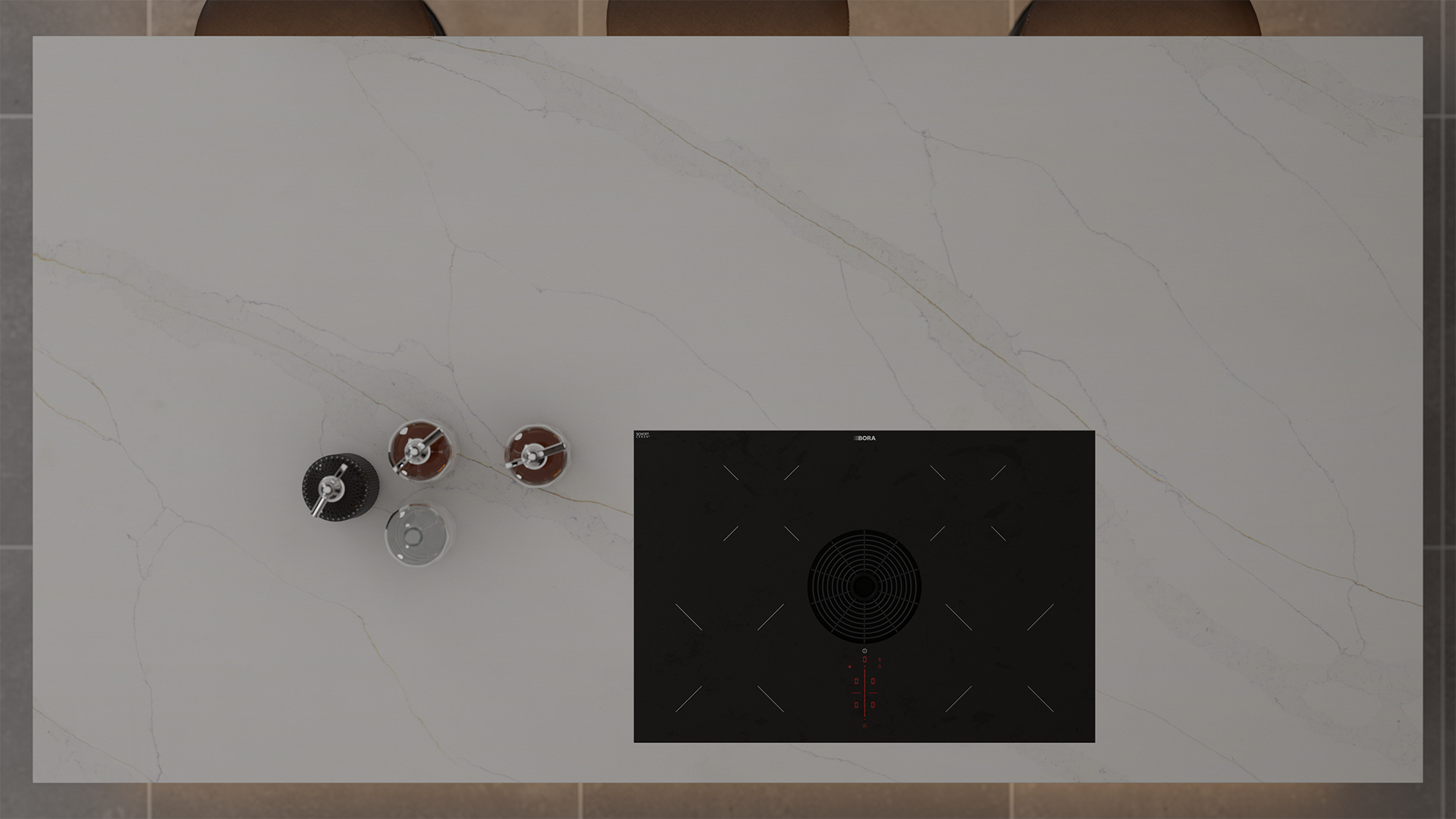 Simply Calacatta Gold Vein 20mm & 30mm - Quartz Worktop - 1m Worktops