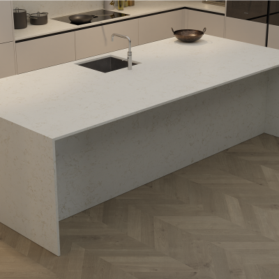 Simply Carrara Gold 20mm & 30mm - Quartz Worktop - 1m Worktops