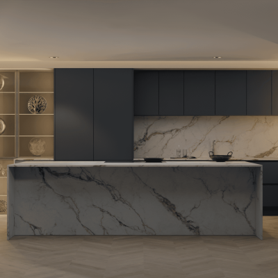 Simply HD Digital Quartz Calacatta Rosa 20mm - 1m Worktops