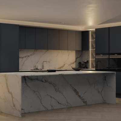 Simply HD Digital Quartz Calacatta Rosa 20mm - 1m Worktops