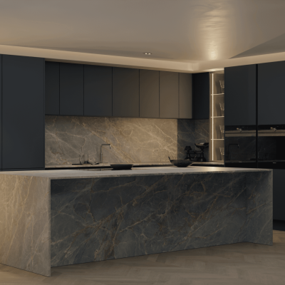 Simply HD Digital Quartz Volcanic Grey 20mm - 1m Worktops
