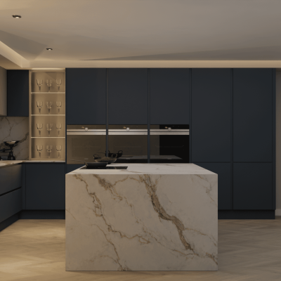 Simply HD Digital Quartz Calacatta Rosa 20mm - 1m Worktops