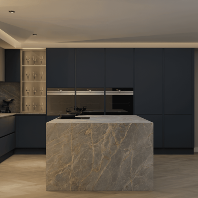 Simply HD Digital Quartz Volcanic Grey 20mm - 1m Worktops