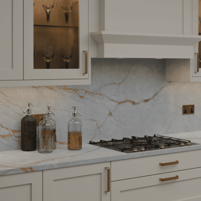 Simply Ceramic Blue Roma 20mm - Porcelain Worktop - 1m Worktops