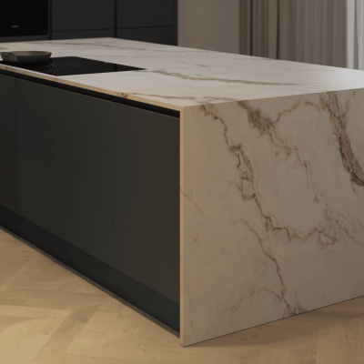 Simply HD Digital Quartz Calacatta Rosa 20mm - 1m Worktops