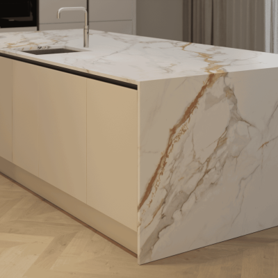 Simply HD Digital Quartz Calacatta Aurora 20mm - 1m Worktops