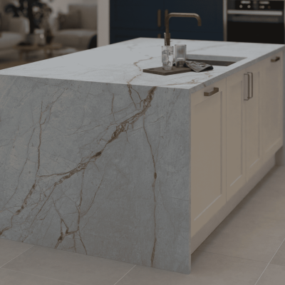 Simply Ceramic Blue Roma 20mm - Porcelain Worktop - 1m Worktops