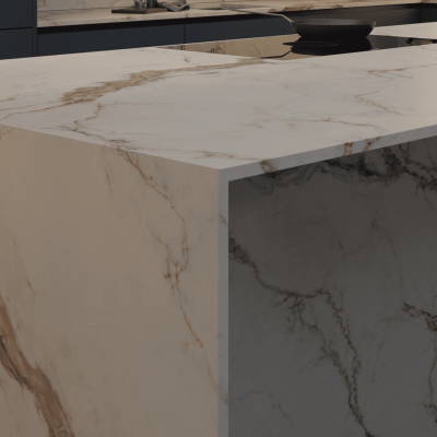 Simply HD Digital Quartz Calacatta Rosa 20mm - 1m Worktops