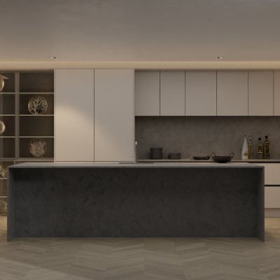 Simply Dark Concrete 20mm & 30mm - Quartz Worktop - 1m Worktops