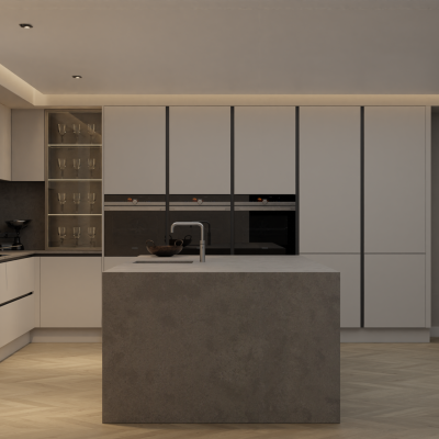 Simply Dark Concrete 20mm & 30mm - Quartz Worktop - 1m Worktops