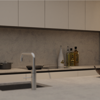 Simply Light Concrete 20mm & 30mm - Quartz Worktop - 1m Worktops