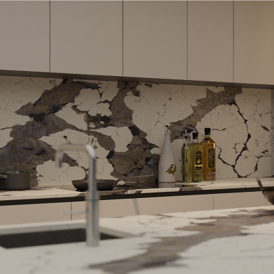 Simply Patagonia Oro 20mm & 30mm - Quartz Worktop - 1m Worktops