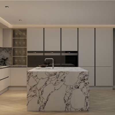 Simply Rosa Bulgari 20mm & 30mm - Quartz Worktop - 1m Worktops