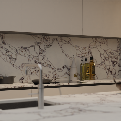 Simply Rosa Bulgari 20mm & 30mm - Quartz Worktop - 1m Worktops