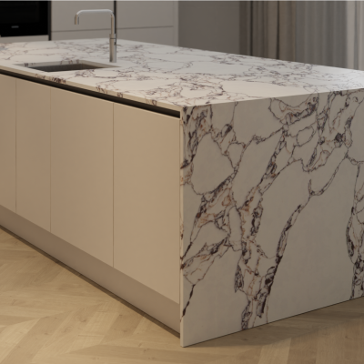Simply Rosa Bulgari 20mm & 30mm - Quartz Worktop - 1m Worktops