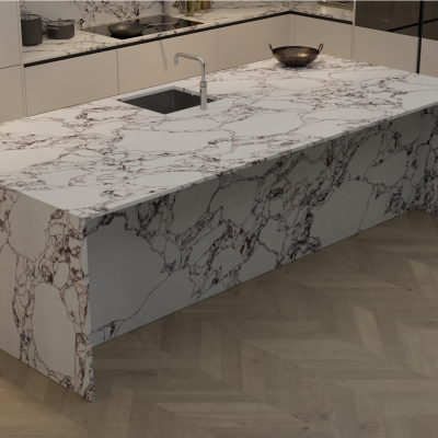 Simply Rosa Bulgari 20mm & 30mm - Quartz Worktop - 1m Worktops