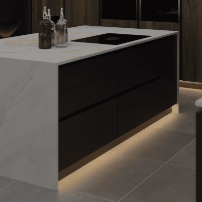 Simply Ceramic Calacatta 20mm - Porcelain Worktop - 1m Worktops