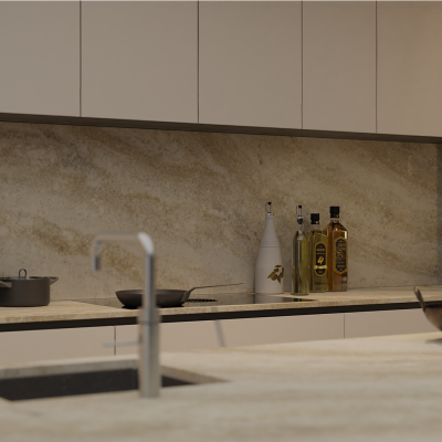 Simply Taj Mahal 20mm & 30mm - Quartz Worktop - 1m Worktops