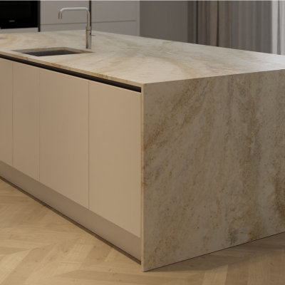 Simply Taj Mahal 20mm & 30mm - Quartz Worktop - 1m Worktops