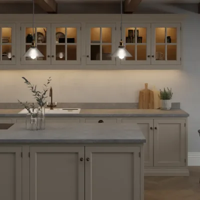 Pro-Top Concrete Grey (Grey Galaxy) Rough Stone - Laminate Kitchen Worktop