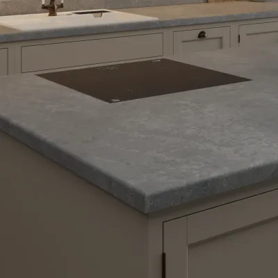 Pro-Top Concrete Grey (Grey Galaxy) Rough Stone - Laminate Kitchen Worktop
