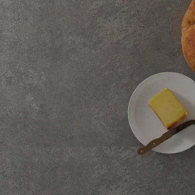Pro-Top Concrete Grey (Grey Galaxy) Rough Stone - Laminate Kitchen Worktop