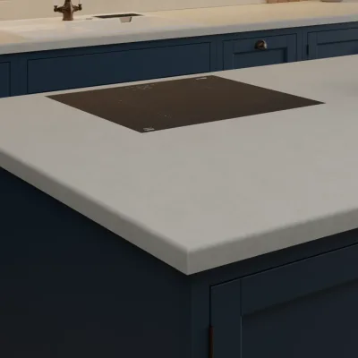 Finesse Crema Limestone Rough Stone - Laminate Worktop