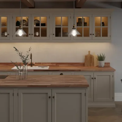 Finesse Dark Porterhouse Oak Fine Pore - Laminate Worktop