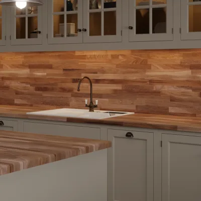 Finesse Dark Porterhouse Oak Fine Pore - Laminate Worktop