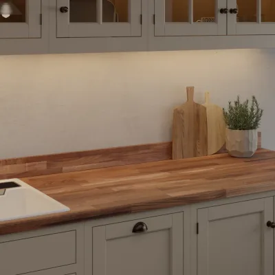 Finesse Dark Porterhouse Oak Fine Pore - Laminate Worktop