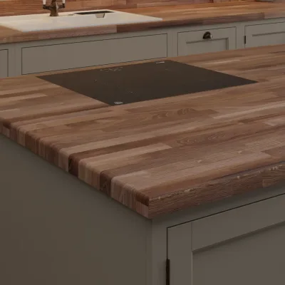 Finesse Dark Porterhouse Oak Fine Pore - Laminate Worktop