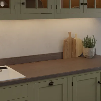 Finesse Dark Tivoli Rough Stone - Laminate Worktop