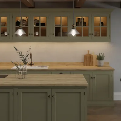 Finesse Gold Craft Oak Fine Pore - Laminate Worktop