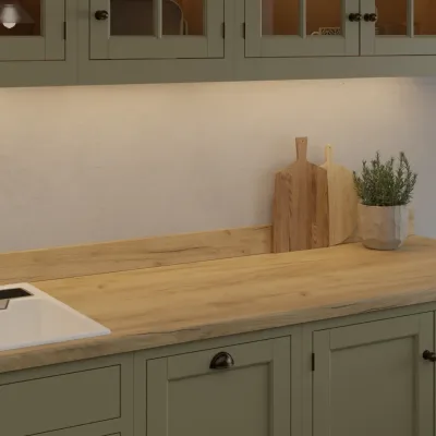 Finesse Gold Craft Oak Fine Pore - Laminate Worktop