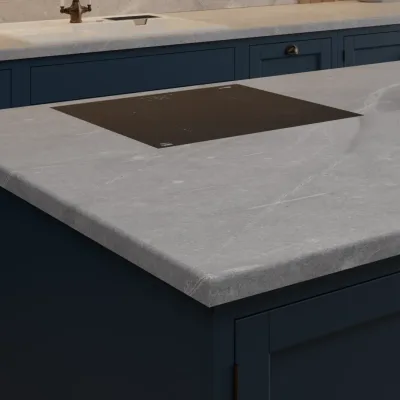 Finesse Grey Atlantic Marble Palazzo Touch - Laminate Worktop