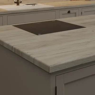Finesse Grey Craft Oak Fine Pore - Laminate Worktop