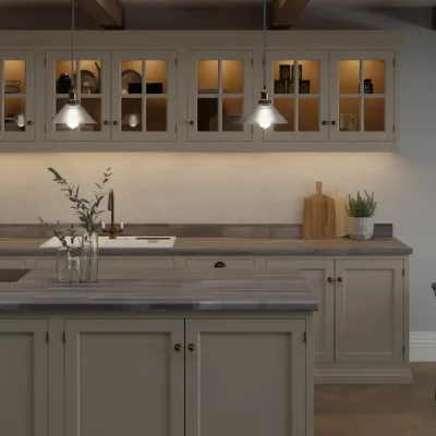 Finesse Java Block Wood Super Matt - Laminate Worktop