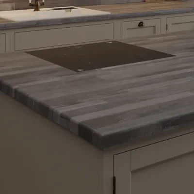 Finesse Java Block Wood Super Matt - Laminate Worktop