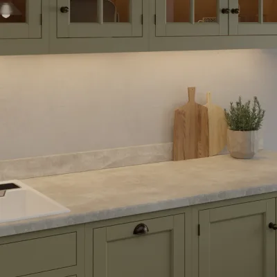 Finesse Light Atelier Used Effect - Laminate Worktop