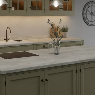 Finesse Light Atelier Used Effect - Laminate Worktop